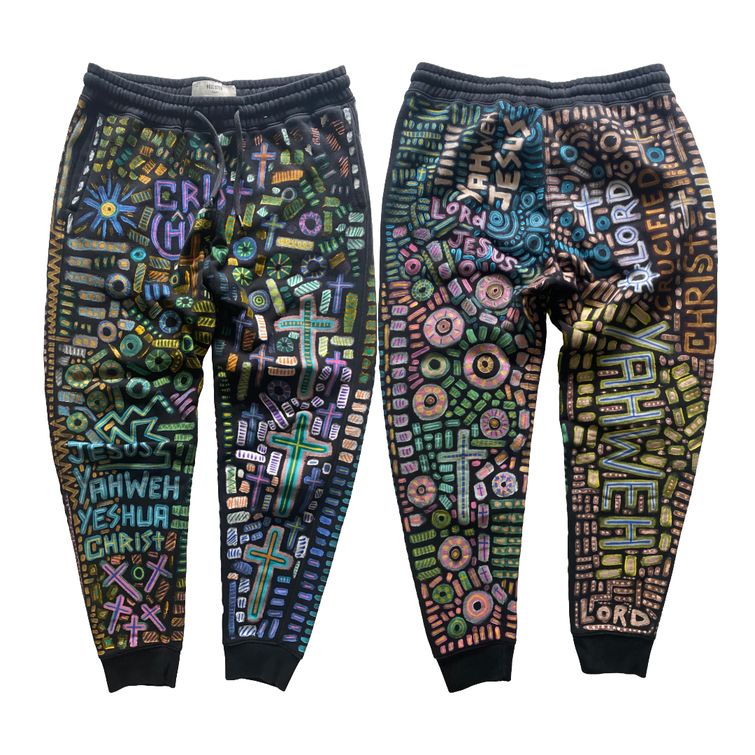 “Yahweh Great I AM” - 1 of 1, Size Medium, Joggers