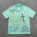 PGA Tour Polo Shirt, Men’s Large, Mint Green, One of a Kind